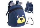 Kindergarten backpack children's backpack teddy bear navy blue 1