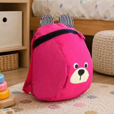 Kindergarten backpack children's backpack teddy bear pink