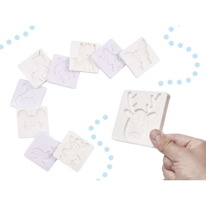 Klej kryształowy 3D w wiaderku + foremki