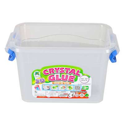Klej żel kryształowy 3D crystal glue kreatywny zestaw w wiaderku 26el.