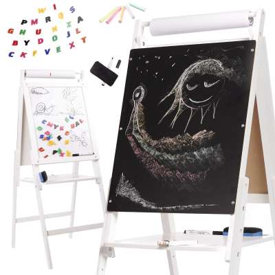LULILO Magnetic chalkboard + magnets white XXL