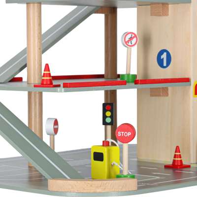 LULILO wooden car park BENINO double-decker urban garage