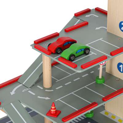 LULILO wooden car park BENINO double-decker urban garage
