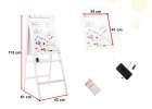 Magnetic chalkboard + magnets white XXL 3
