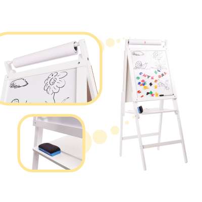 Magnetic chalkboard + magnets white XXL