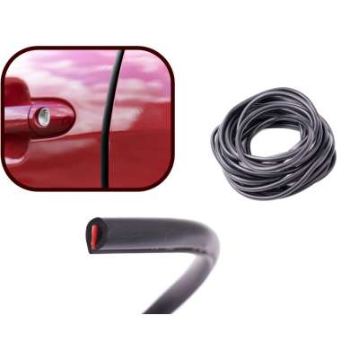Profile cover bumper car door edge rant 10m black