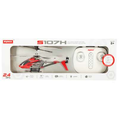 SYMA S107H 2.4GHz RTF RC helicopter red