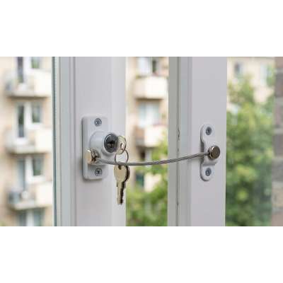 Window security lock Child safety tilt restrictor key lock