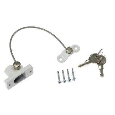 Window security lock keyed tilting