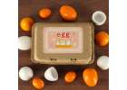 Wooden eggs for play removable yolks 10