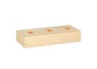 Wooden pyramid with base tower rainbow sorter 2