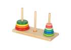 Wooden pyramid with base tower rainbow sorter 7