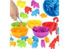 Animals safari educational learning to count montessori 36el. 1