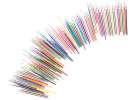 Color gel pens in case 120pcs + 120 refills 5