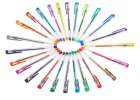 Color glitter gel pens set of 25pcs. 3