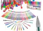 Color glitter gel pens set of 50pcs. 1