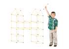 Construction blocks tubes straw sticks base tent house 75el. 1