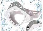 Diving mask goggles for kids shark 1