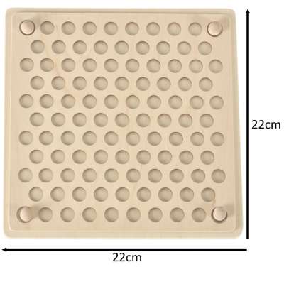 Educational montessori bead ball mosaic puzzle 77el.