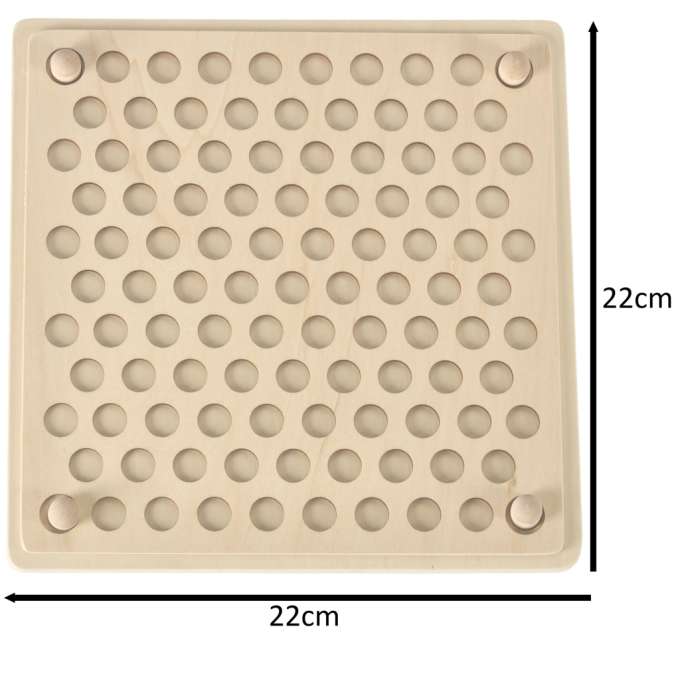 Educational montessori bead ball mosaic puzzle 77el.