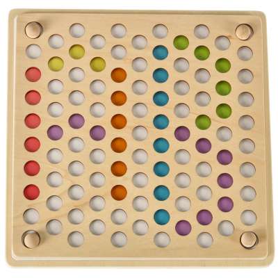 Educational montessori bead ball mosaic puzzle 77el.