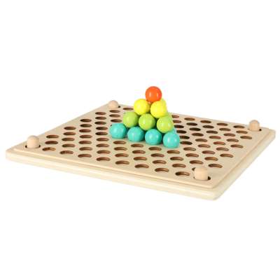 Educational montessori bead ball mosaic puzzle 77el.