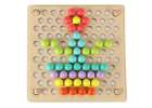 Educational montessori bead ball mosaic puzzle 77el. 7