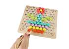 Educational montessori bead ball mosaic puzzle 77el. 8