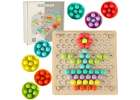 Educational montessori bead ball mosaic puzzle 77el. 1