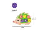 Educational set for learning to sew buttons hedgehog 11