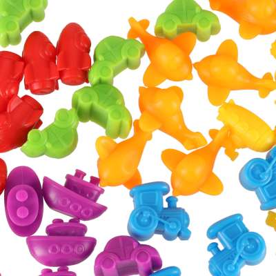 Educational vehicles learning to count montessori 36el.
