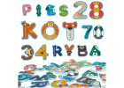 Foam letters numbers bath toy 1