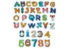 Foam letters numbers bath toy 4