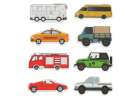 Foam tub bath toy street cars 2