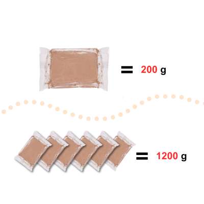 Sculpting clay modeling stock for potter's wheel 1200g