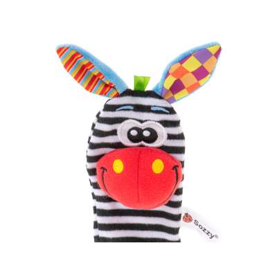 Grzechotka zabawka skarpetki na nóżki stopy 2szt.