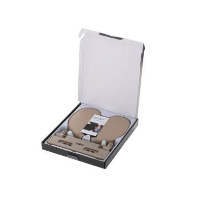 Head and neck adjustable car headrest beige