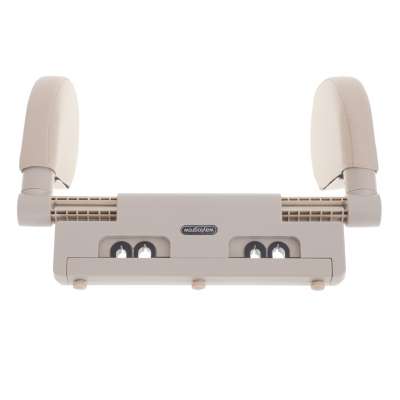 Head and neck adjustable car headrest beige