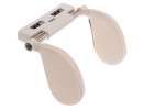 Head and neck adjustable car headrest beige 7