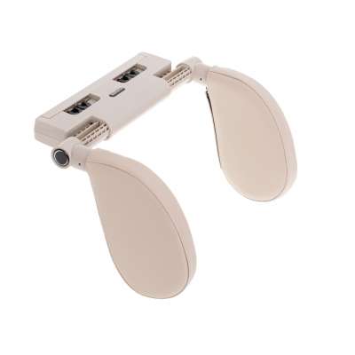 Head and neck adjustable car headrest beige