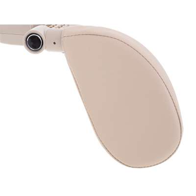 Head and neck adjustable car headrest beige