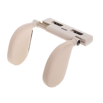 Head and neck adjustable car headrest beige