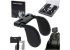 Head and neck adjustable car headrest black 1