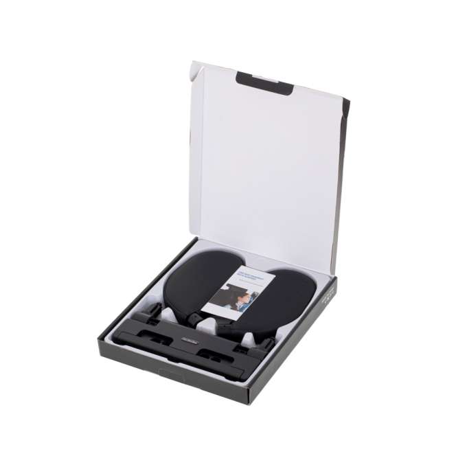 Head and neck adjustable car headrest black