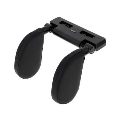 Head and neck adjustable car headrest black
