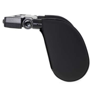 Head and neck adjustable car headrest black