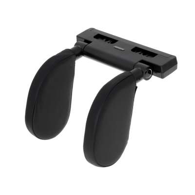 Head and neck adjustable car headrest black