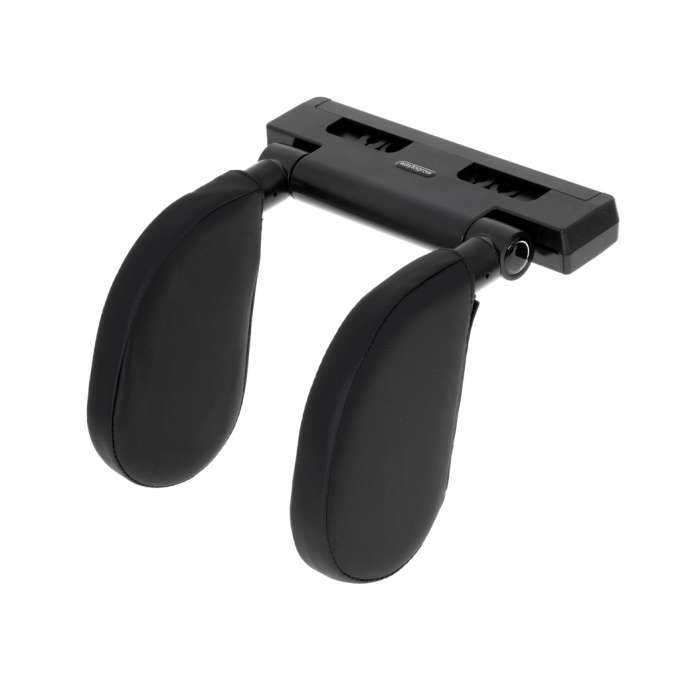 Head and neck adjustable car headrest black