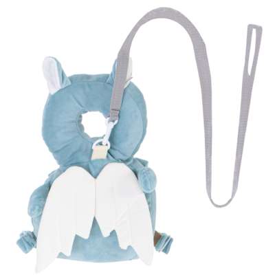 Head protection cushion for learning to walk backpack fall safety bat