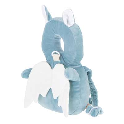 Head protection cushion for learning to walk backpack fall safety bat